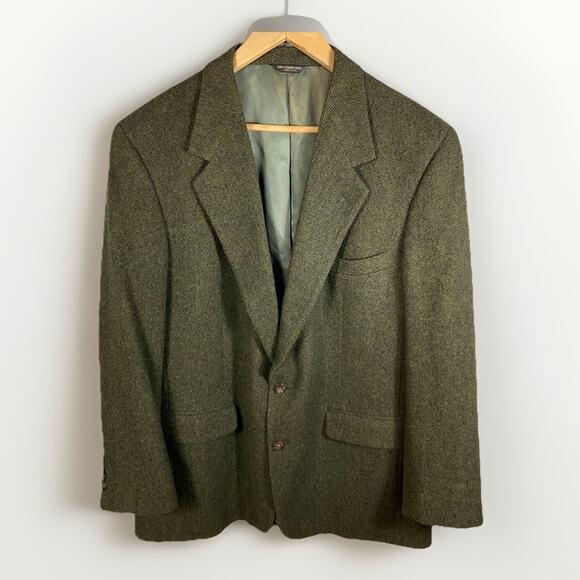 Lord & Taylor 100% Camel Hair Blazer Men’s 44 Jacket Dark Academia Professor USA - Picture 1 of 16